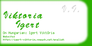 viktoria igert business card